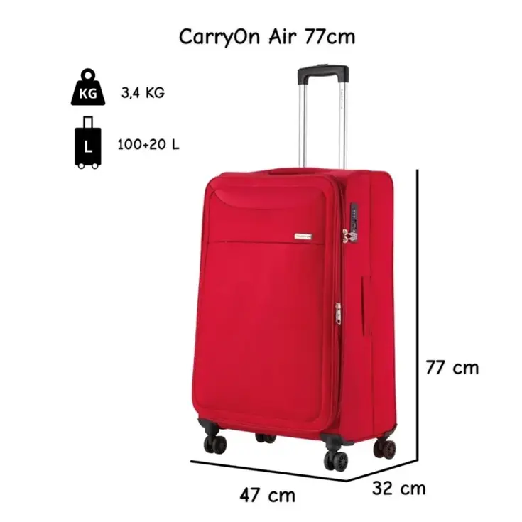 Air Grote zachte koffer 77cm