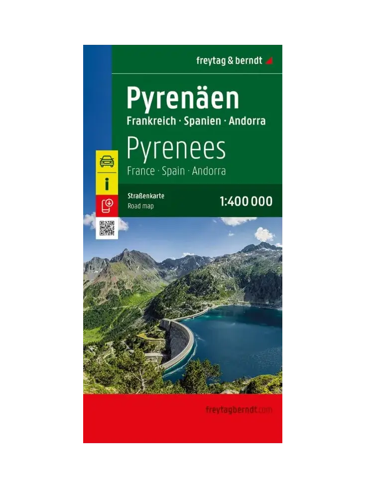 Wegenkaart F&B Pyreneeën 