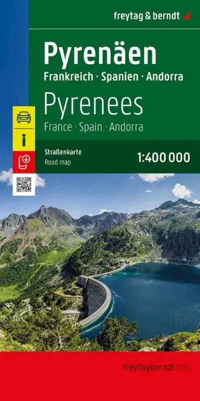 Wegenkaart F&B Pyreneeën 