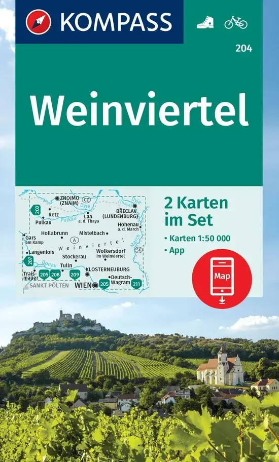 Wandelkaart WK204 Weinviertel