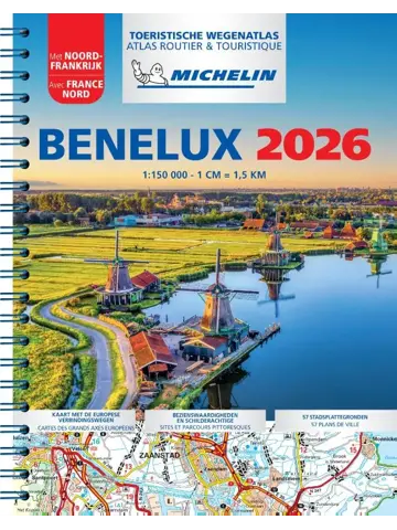 Michelin wegenatlas Benelux 2026