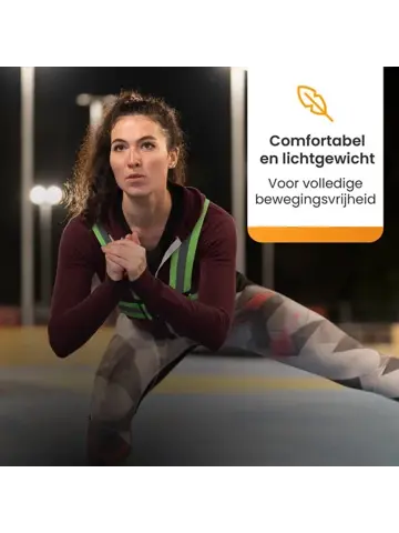 Reflecterend Veiligheidsvest  – Elastisch - Geel