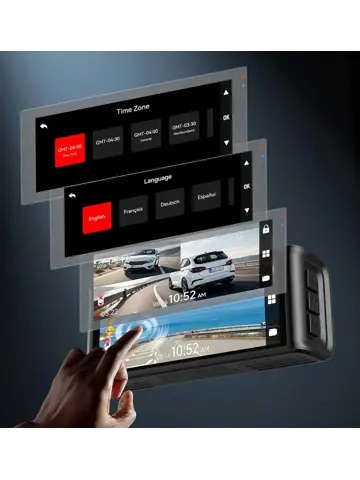 F7NT Touch 4K Touch Wifi GPS 2CH 64gb dashcam