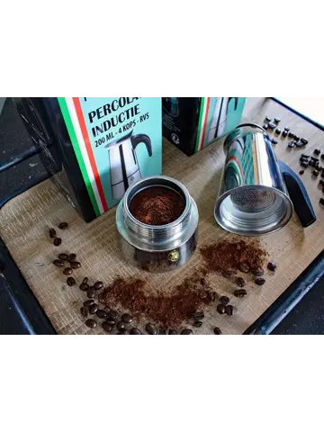 Percolator - Inductie - 500ML - RVS