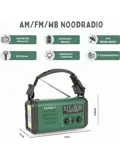 NoodRadio Solar Opwindbaar - FM/AM - 20.000mAh
