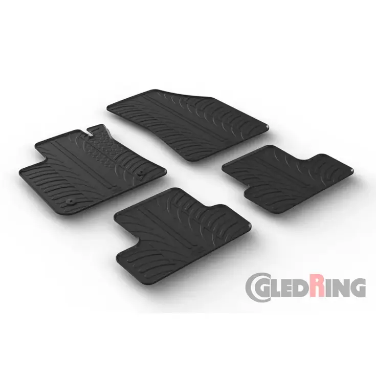 Renault Megane IV 5 deurs/Grandtour/Grand Coupe 2016 (handgeschakeld) - Rubbermatten - Gledring