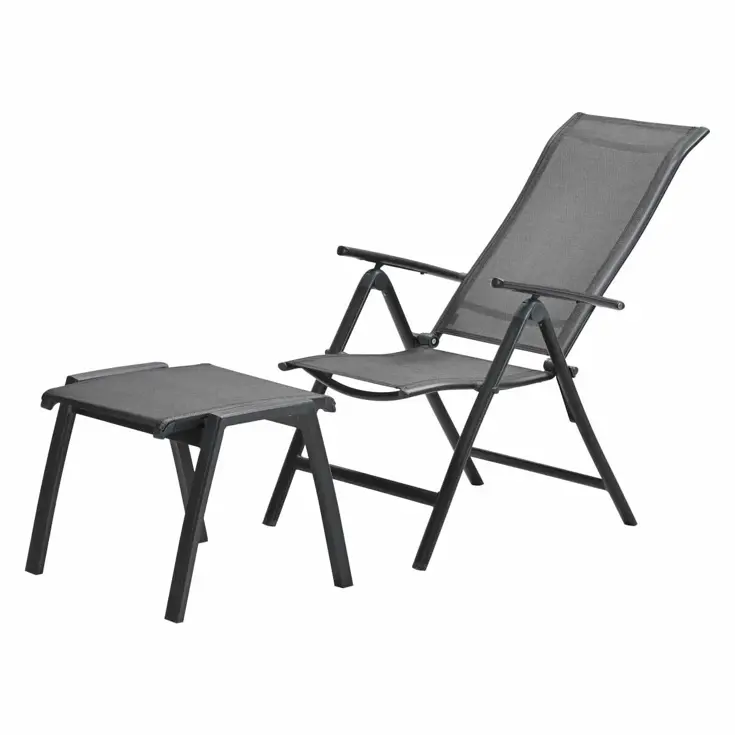 Santos grijze Tuinstoel