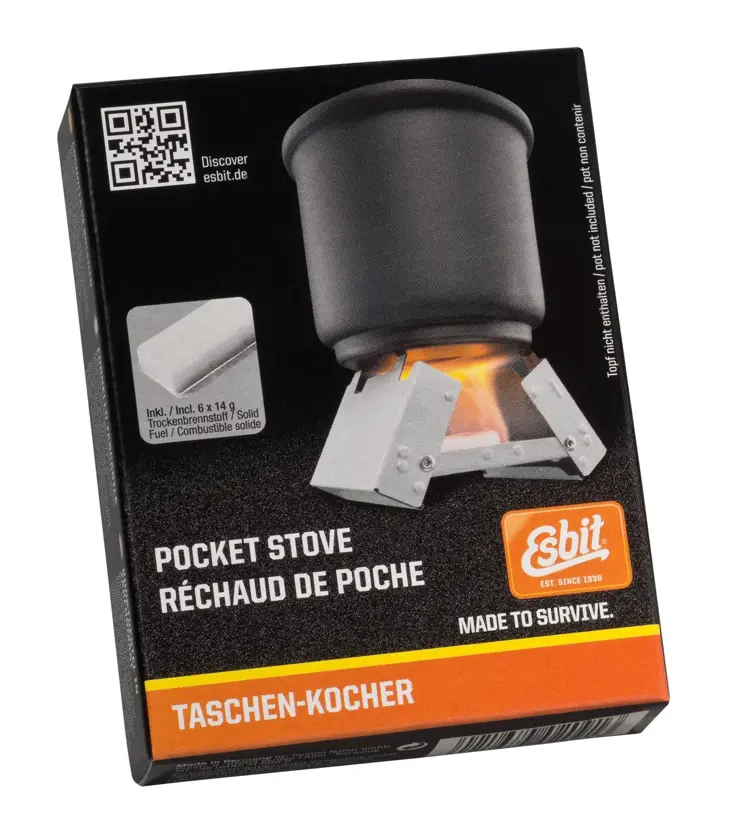 Esbit Brander Pocket Stove S Incl. Solid fuel