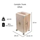 CarryOn Trunk Middenmaat Koffer 83 liter