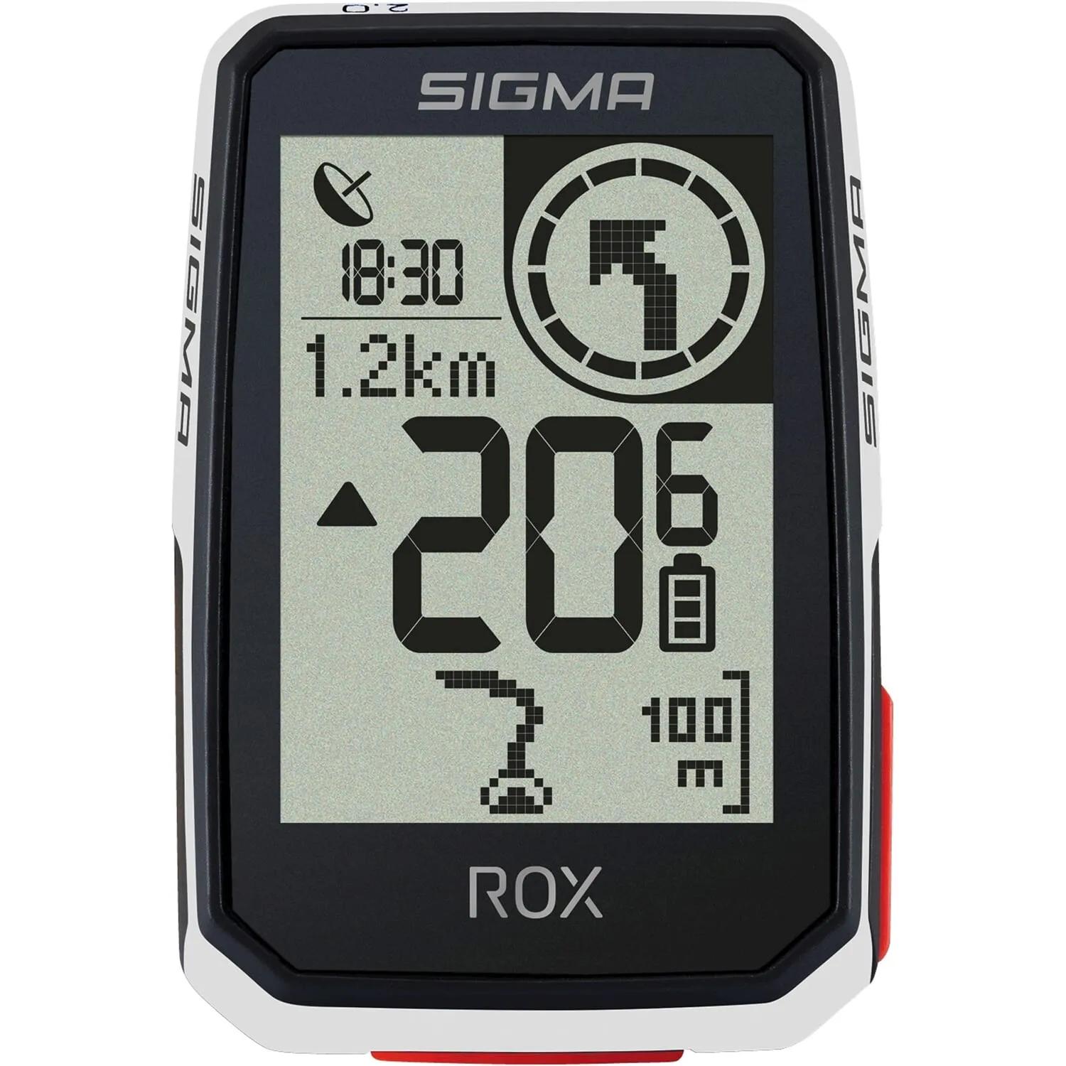 Sigma  fietscomp. ROX 2.0 GPS White Top mount  Wit main product image