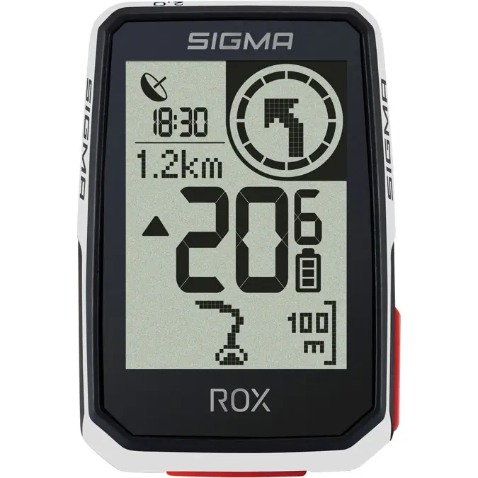 Sigma fietscomp. ROX 2.0 GPS White Top mount