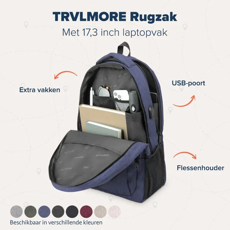 Rugtas – 36L – 17,3 Inch