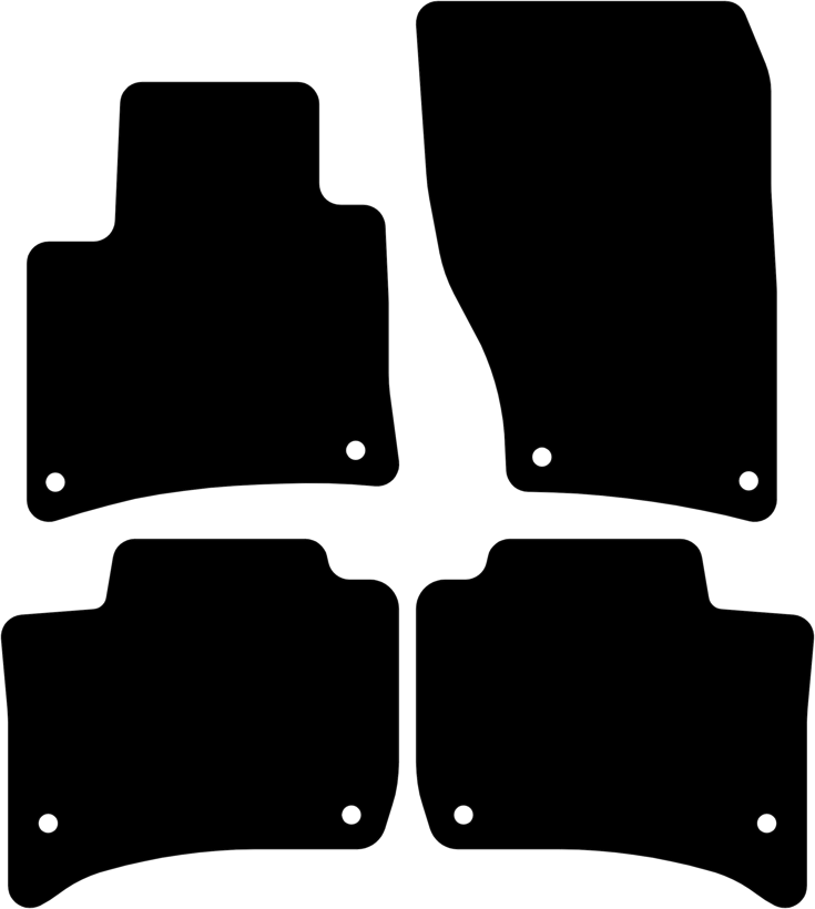 Automatten Volkswagen Touareg (2010-2018) - Basic