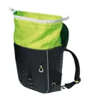 Basil rugtas Miles daypack black lime 17L