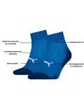 Cushioned - 6 paar - Quartersokken