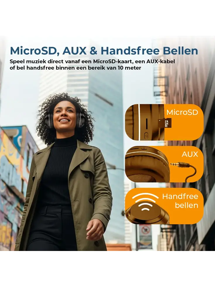 Bluetooth Koptelefoon Active Noise Canceling