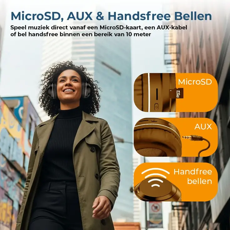 Bluetooth Koptelefoon Active Noise Canceling
