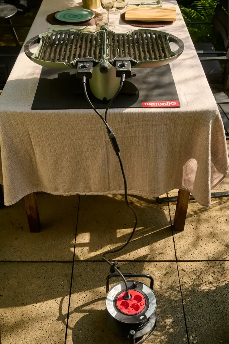 NomadiQ Electric BBQ - Sage Green