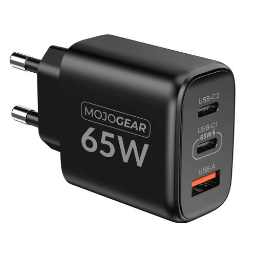 CHARGE+ 65W Oplader - USB en USB-C