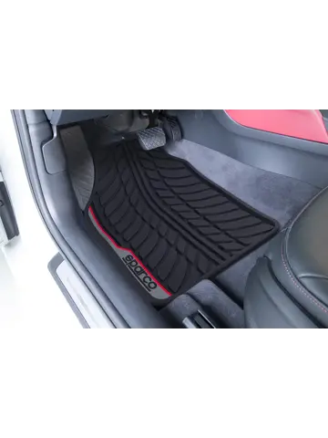 Automatten set - Rubber - Rood