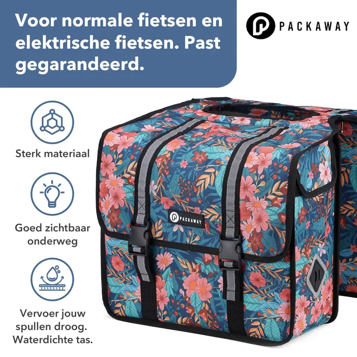 Dubbele Fietstassen 36L