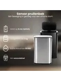 Prullenbak met Deksel en Sensor - 55 Liter