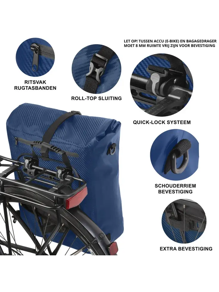 Dutch Mountains Fietstas Backpack 28ltr