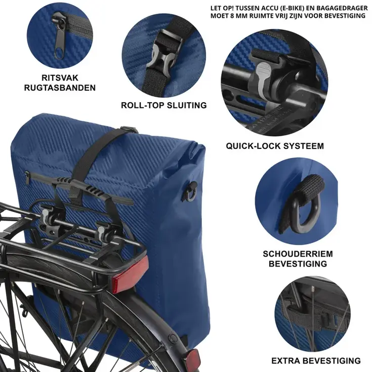 Dutch Mountains Fietstas Backpack 28ltr