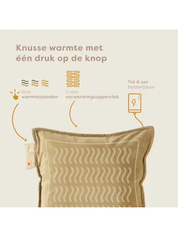 Pleafs Warmtekussen 45x45cm Plush