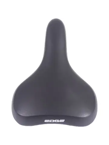 Edge Fietszadel Towny - Zwart - Memoryfoam