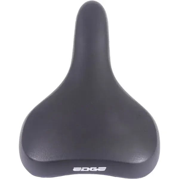 Edge Fietszadel Towny - Zwart - Memoryfoam