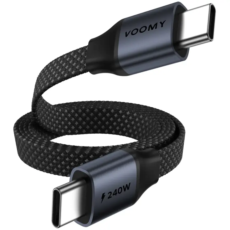 Connect C510 - USB-C Kabel plat - 240W 2M