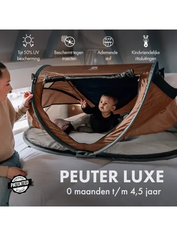 Peuter luxe campingbedje - Zelfopblaasbare matras