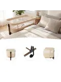 Snoozy Teddy Co Sleeper - Verstelbaar frame