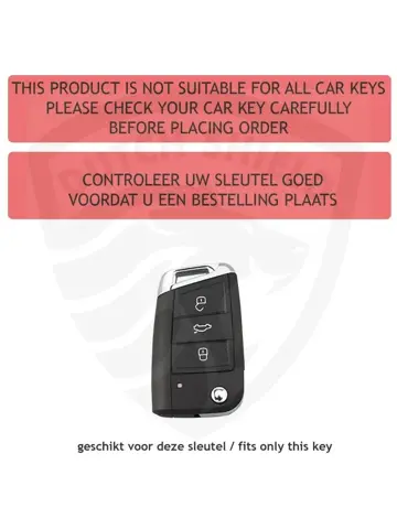 TPU Sleutelhoesje VW - Skoda - Seat Cupra zwart B3
