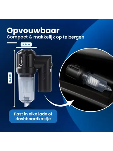2-in-1 auto stofzuiger - opvouwbaar