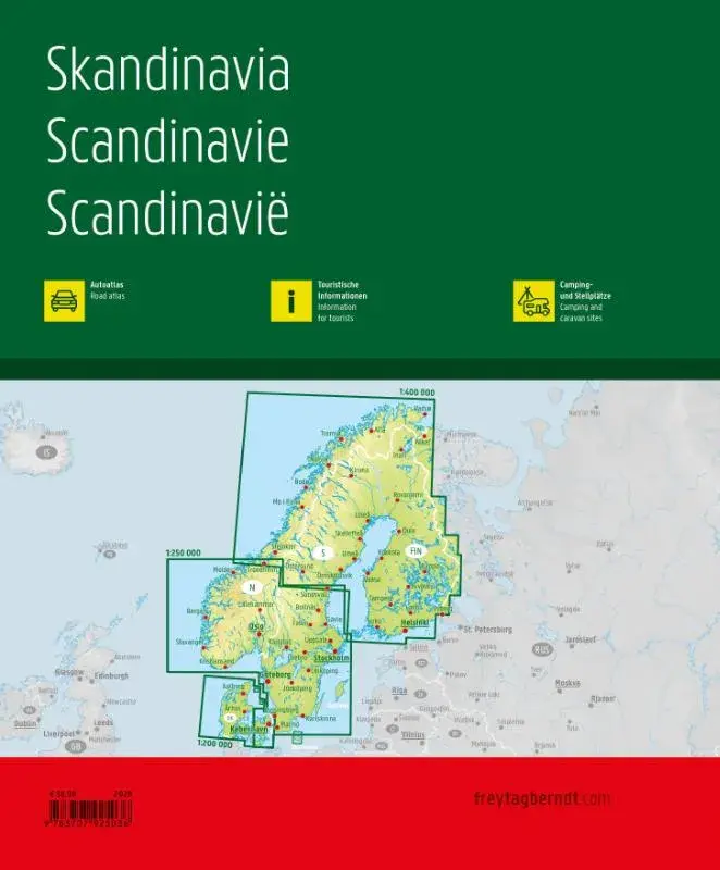 Wegenatlas Scandinavië