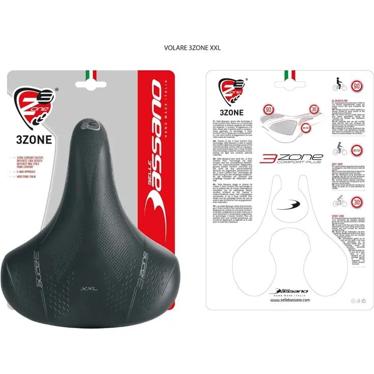 Fietszadel Volare 3Zone XXL Cruiser - unisex