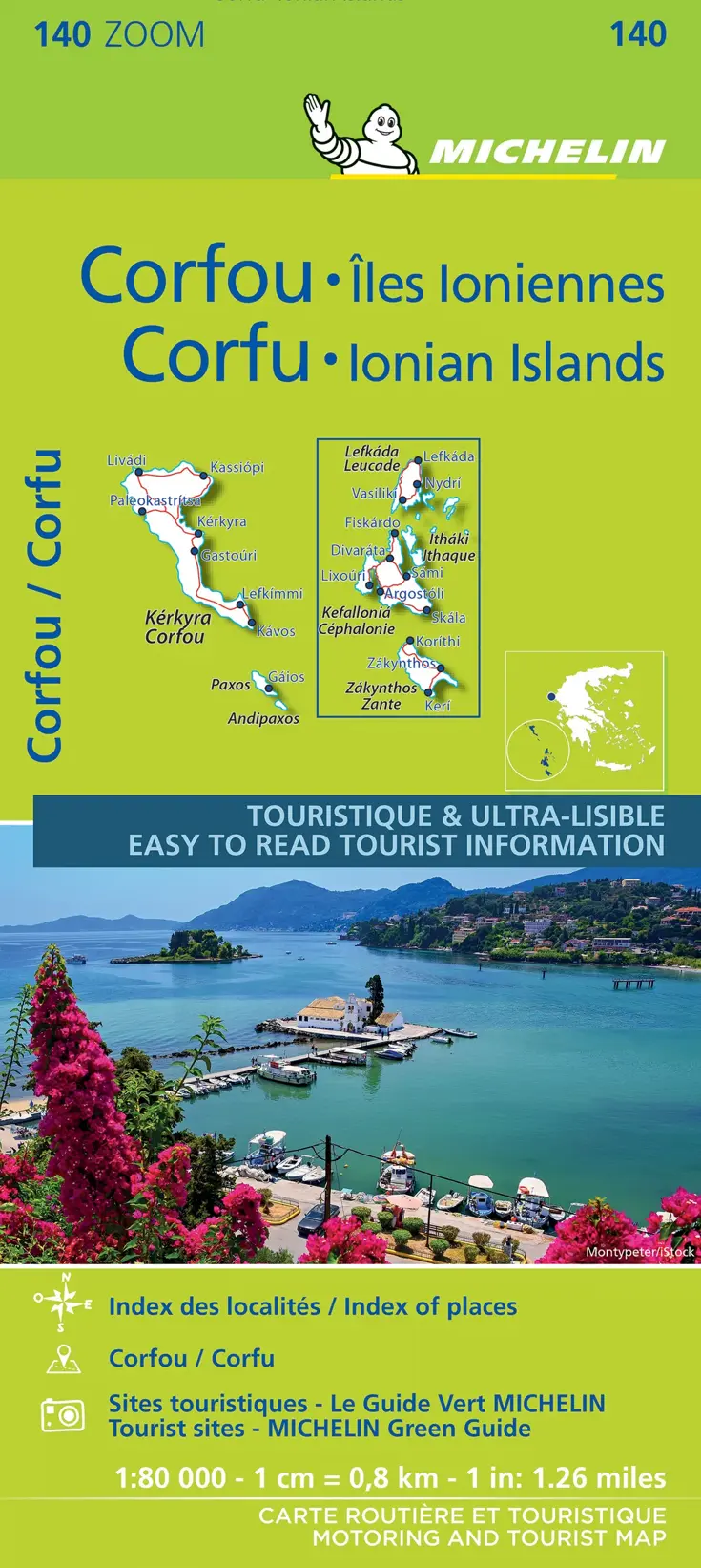 Wegenkaart Zoom 140 Corfu