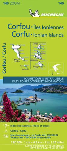 Wegenkaart Zoom 140 Corfu