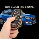 Dutch Shield Sleutelhoesje  Audi goud A3