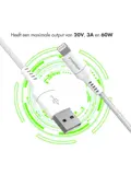 Lightning naar USB kabel 0,25 meter