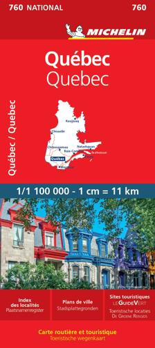 Wegenkaart National 760 Quebec