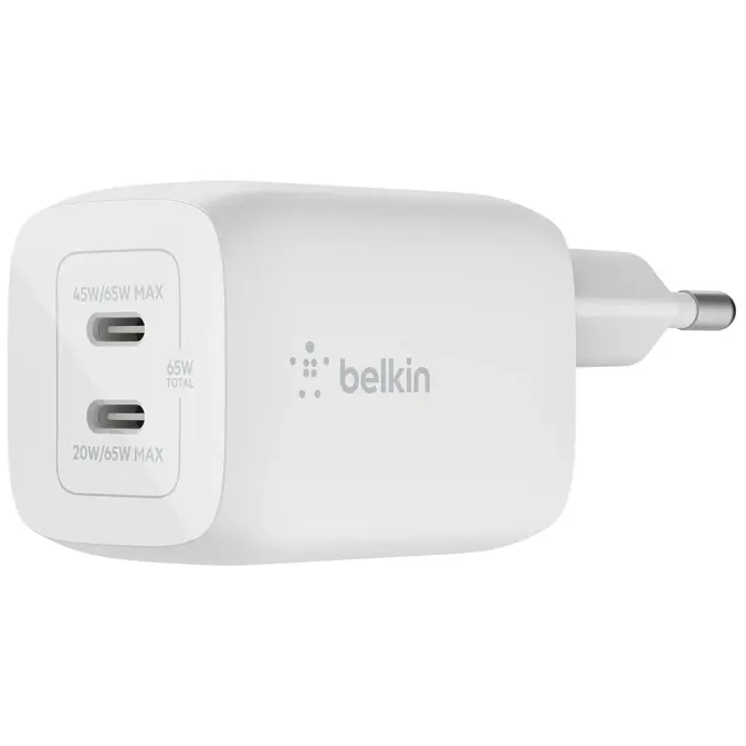 Belkin  Adapter 2 poorts - USB-C - 65W