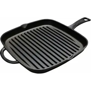 Cast Iron Grillpan - 23x23 cm- Gietijzer