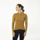 Solid Fietsshirt Lange Mouwen Performance  Dames