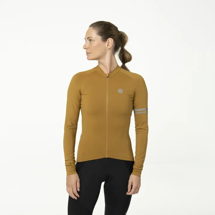 Solid - Fietsshirt lange mouwen dames