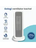 Ventilatorkachel met Thermostaat - 1500W