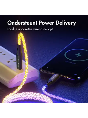 Lichtkabel 2m - Lightning naar USB-C