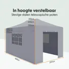 LifeGoods Partytent – 3x4.5 m
